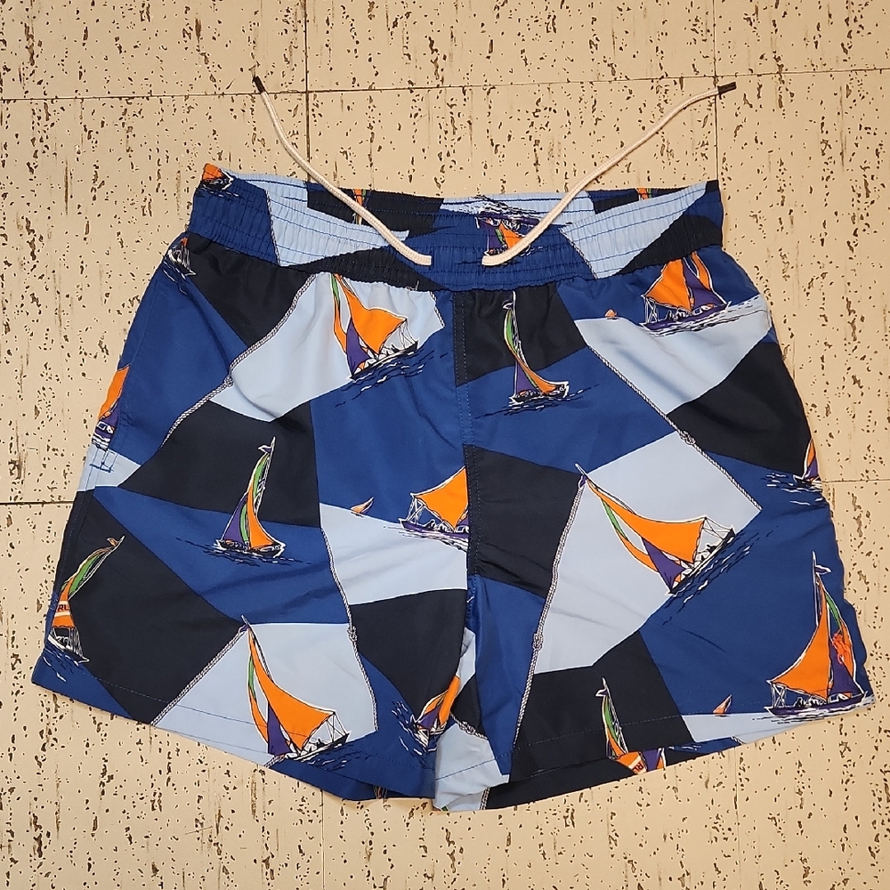 Polo Ralph Lauren Aop Sail Boat Swim Trunk Shorts